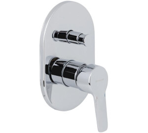 Built-in single lever shower mixer Chromed Basik
